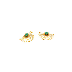 Half Dandelion Earrings