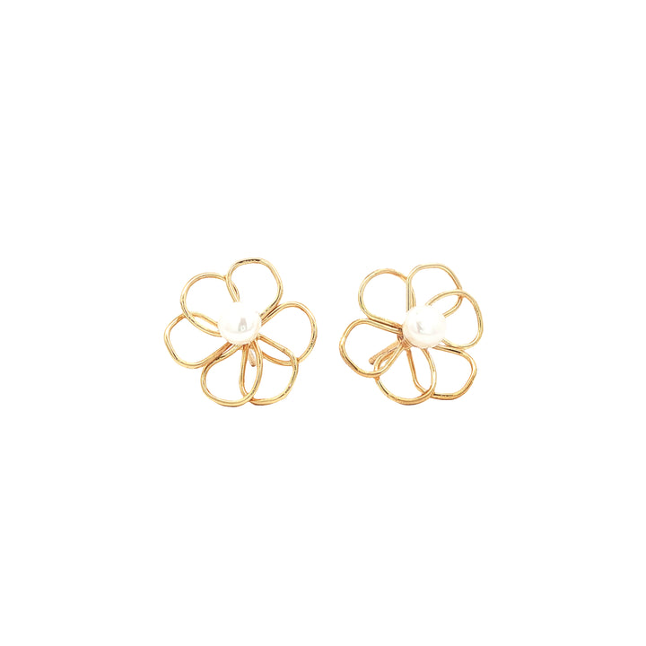 Flower Pearl Earrings