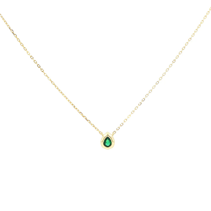 Green Drop Necklace
