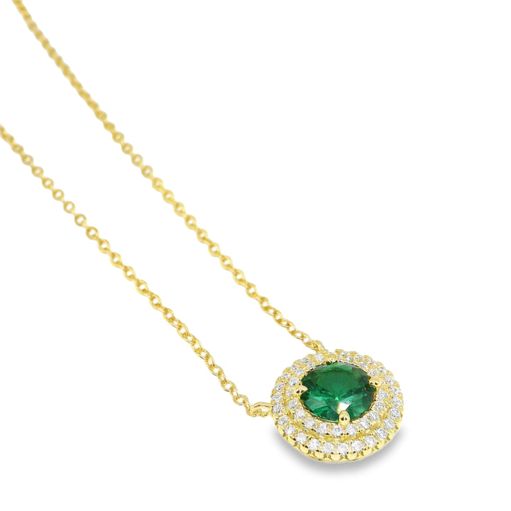 Double Halo Necklace