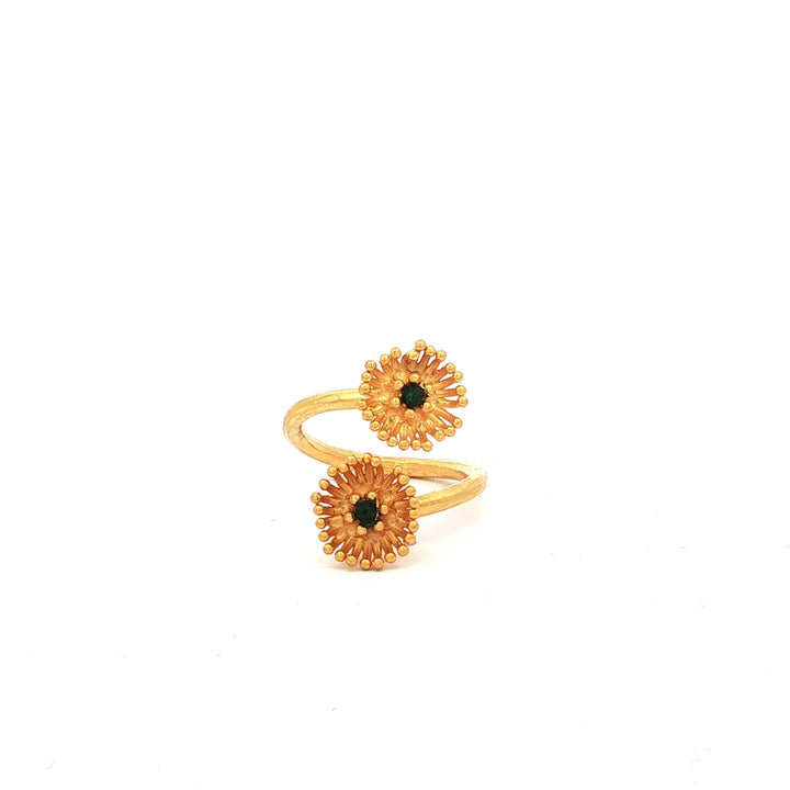 Double Coral Ring