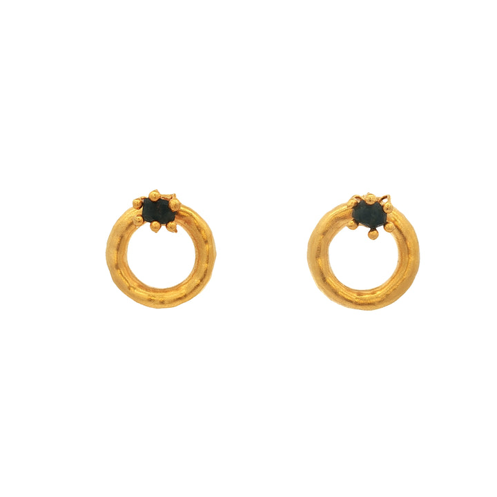 Donut Stone Earrings