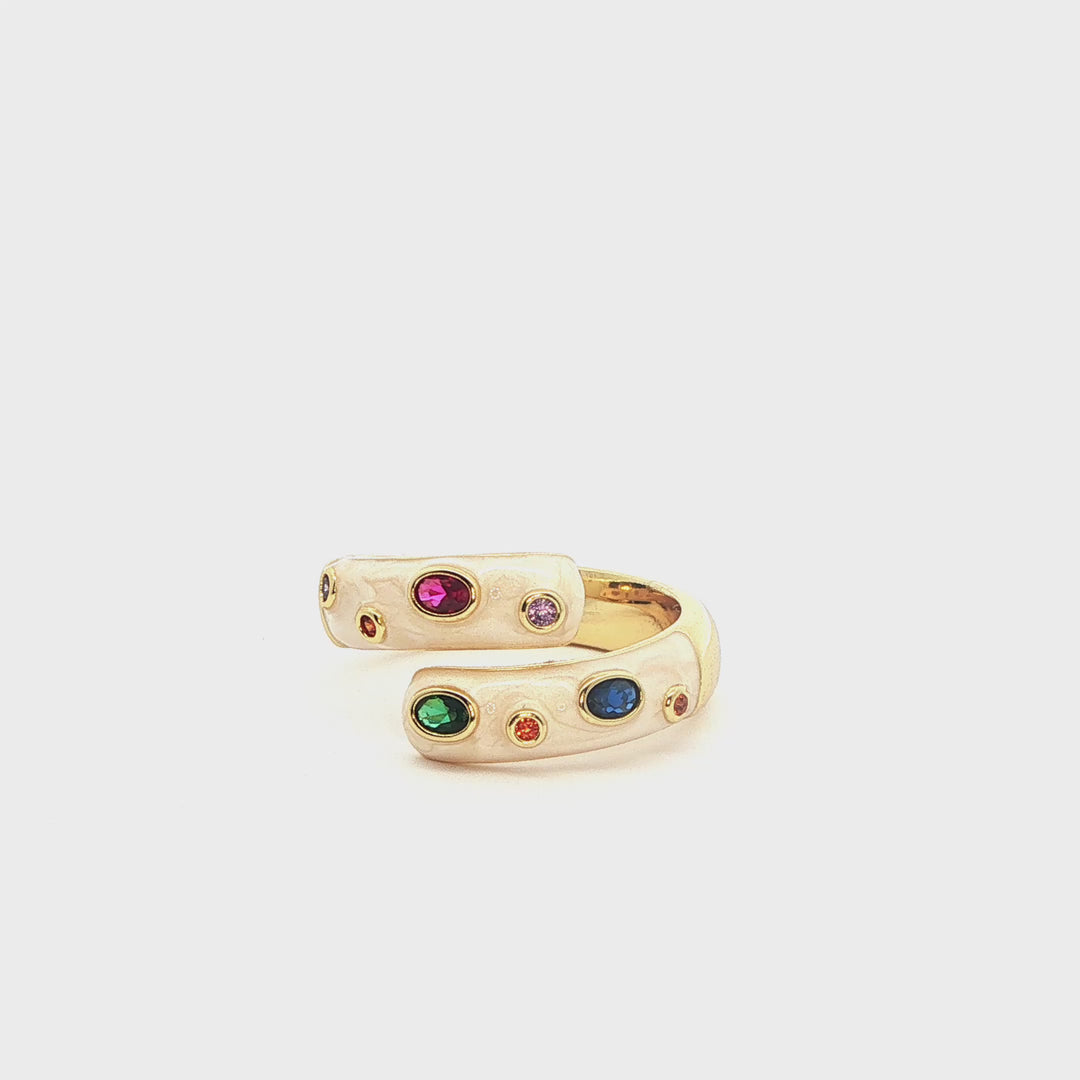 Shinny Hug Ring