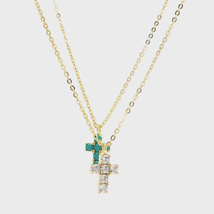 Mini Cross Necklace