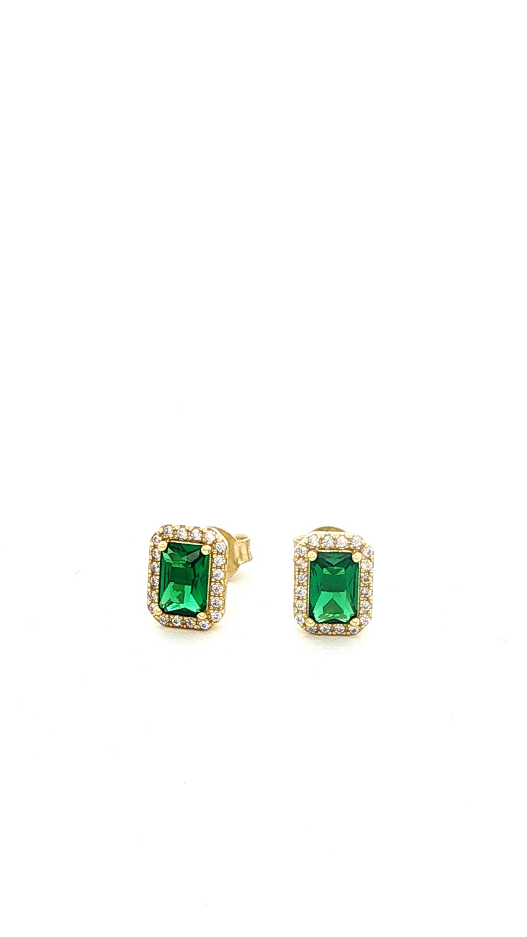 Square Halo Earrings