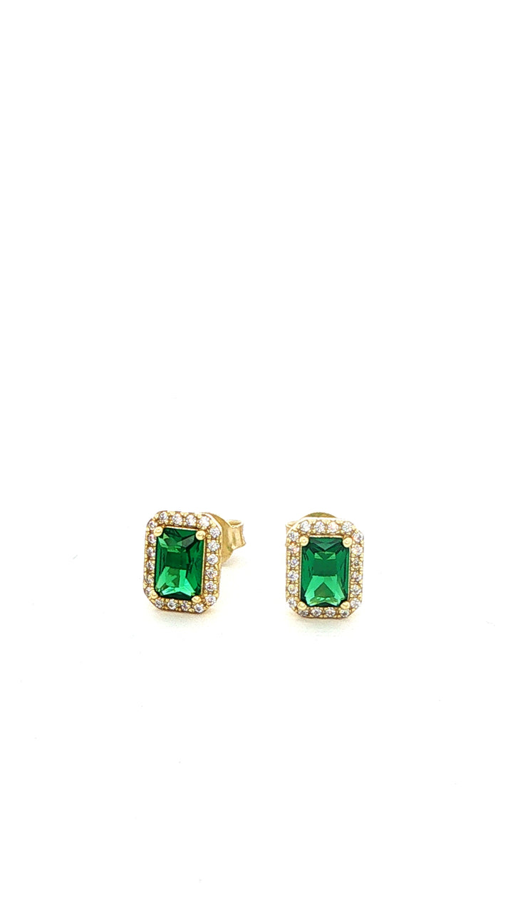 Square Halo Earrings